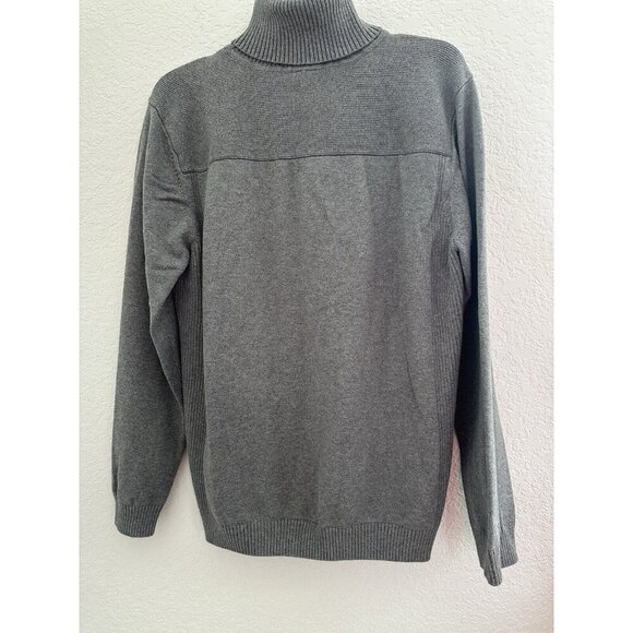 Esprit Womens Cable Knit Sweater Turtle Neck Grey Size XL Basics Minimalist Y2K - Picture 5 of 9